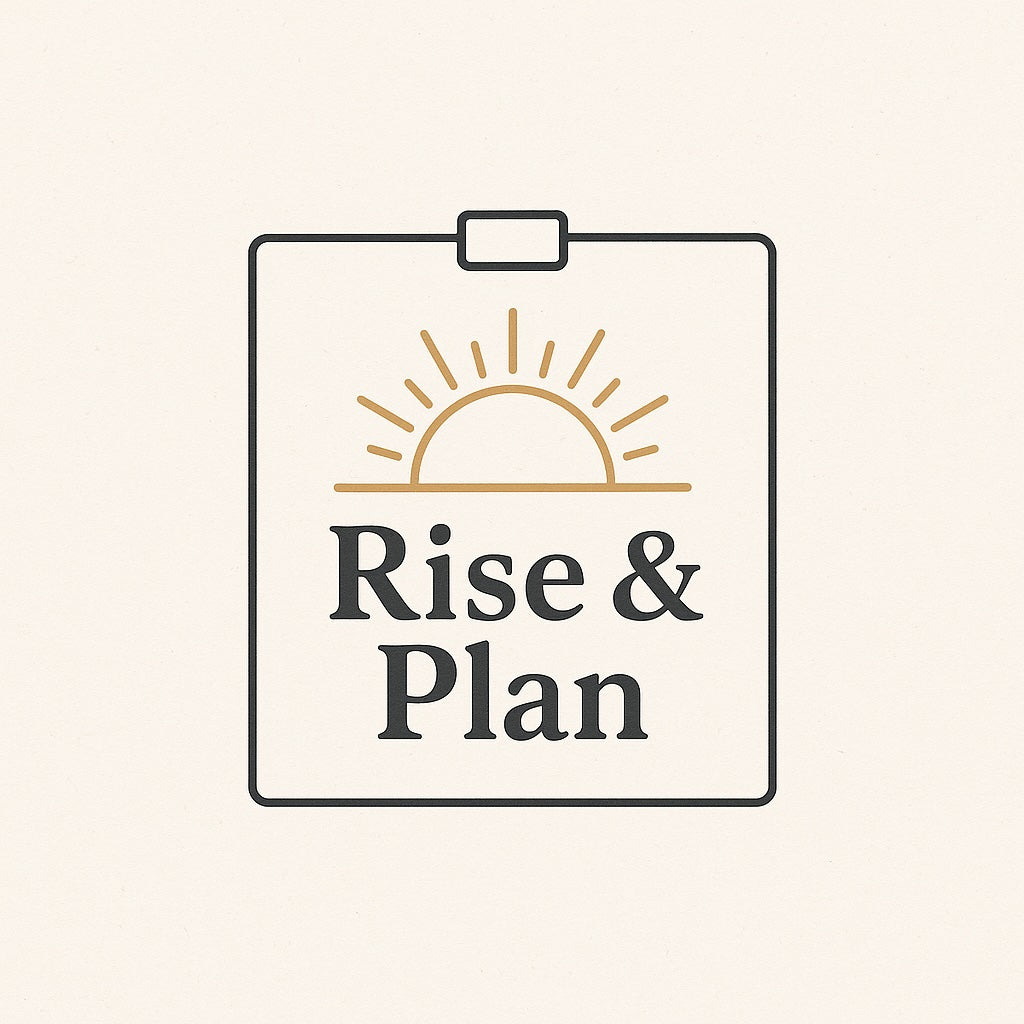 Rise & Plan 2026 Monthly Overview- Dated Planner Pages