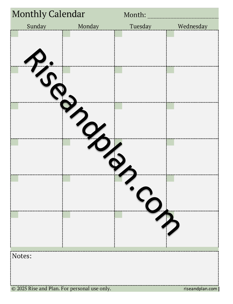 Rise & Plan Core Collection- Printable Planner Bundle (Daily, Weekly, & Monthly Layouts)